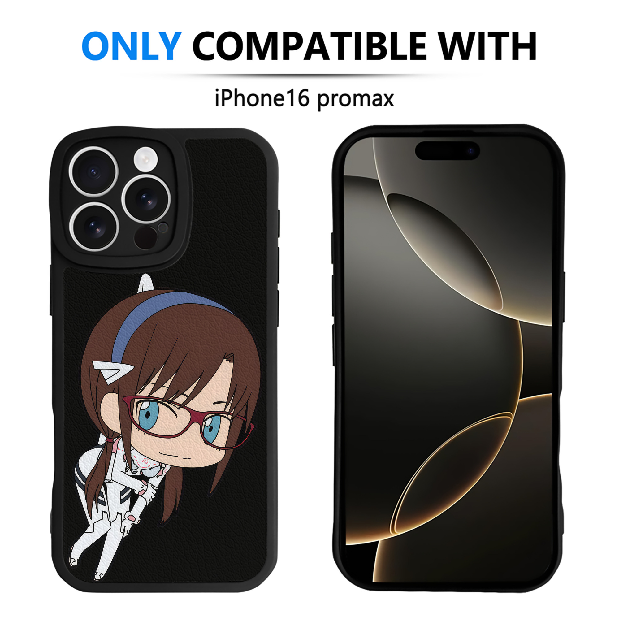 （画像用） EVA 新世紀エヴァンゲリオン 【iPhone 16シリーズ対応】シリコンスマホケース（レザー調） 材質：シリコン
